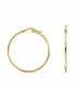 Pendientes aro oro 18 kilates 33 mm. Joyas de mujer en oro. Aros de grosor 1,5 mm.