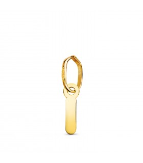 Iniziale I Ciondolo oro 18 kt, gioielli personalizzati e collana con lettera.