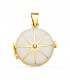 Ciondolo portafoto bianco Diamante 0.035 ct Oro 18kt