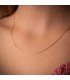 Cadena Forzada 1.2 mm 18 Ktes 45 cm · Cadenas de oro para mujer - Joyería online.