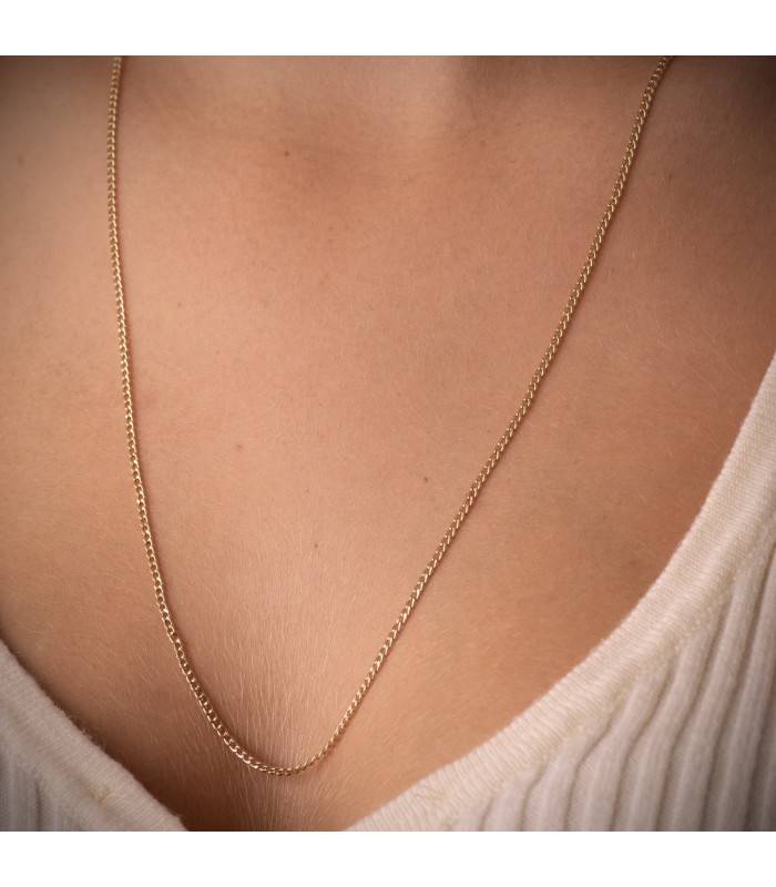 ALDA JOYEROS, joyería online | Cadena Barbada 1.5 mm 18 Ktes 60 cm | comprar joyas on line de hombre