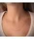Collana oro donna a maglia allungata Cheval -  Catenina sottile 1mm 50cm - Alda, gioielleria online.