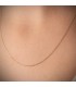 Collana oro donna a maglia allungata Cheval -  Catenina sottile 1mm 50cm - Alda, gioielleria online.