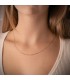Cadena Barbada 1.2 mm oro 18 Kilates 45 cm | Cadenas cortas de la mejor calidad · Cadenas mujer