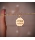 Medalla San Judas Tadeo Oro 18K 18mm santo devoción joyas religiosas catolicas santoral