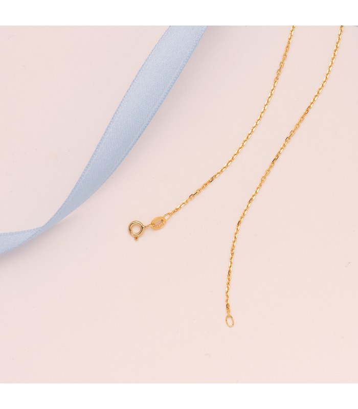Collana maglia forzatina 1,2mm oro 18 Kt 60cm | Catene in oro da uomo e donna - Gioielli online.