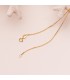 Chaîne Gourmette 0.8 mm 18 Carats 50 cm | Colliers et chaînes unisexes pour homme et femme