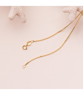 Cadena Barbada 0.8 mm 18 Ktes 50 cm - Cadenas de oro para comprar online en joyería Alda