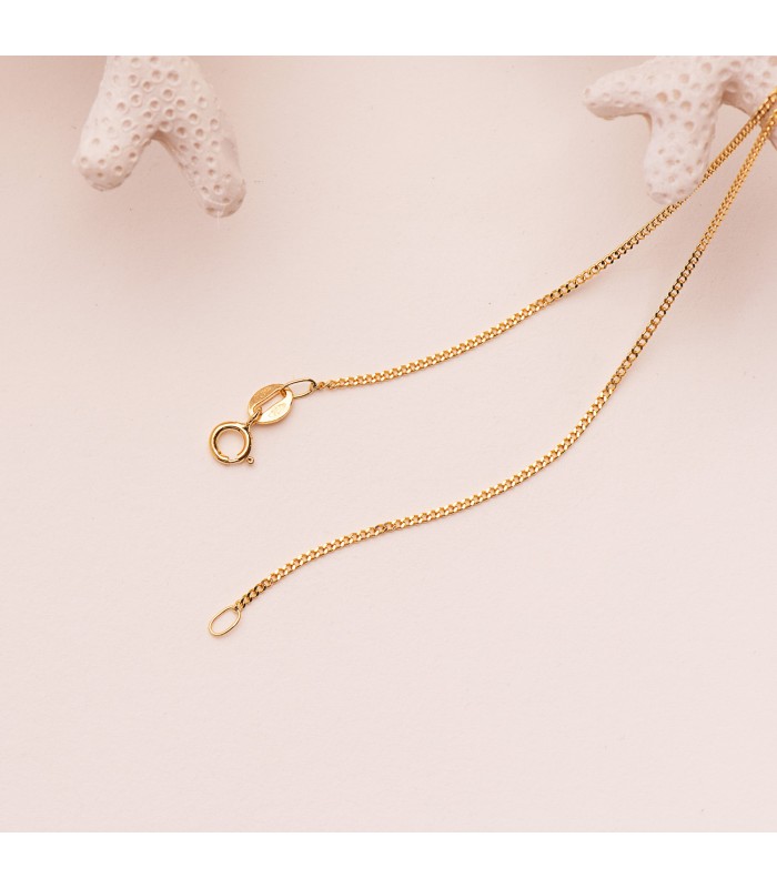 Collier chaîne pour enfants, idéal comme cadeau baptême ou communion - Gourmette 0.8 mm 45 cm