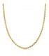 Chaîne Corde Torsadée Légère Or jaune 18k 60cm 3mm