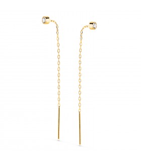 Orecchini catena oro 18kt Bristol