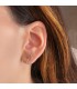 Pendientes pequeños para mujer, pendientes de oreja. Oro 18 kilates.