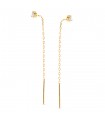 Orecchini catena oro 18kt Liverpool