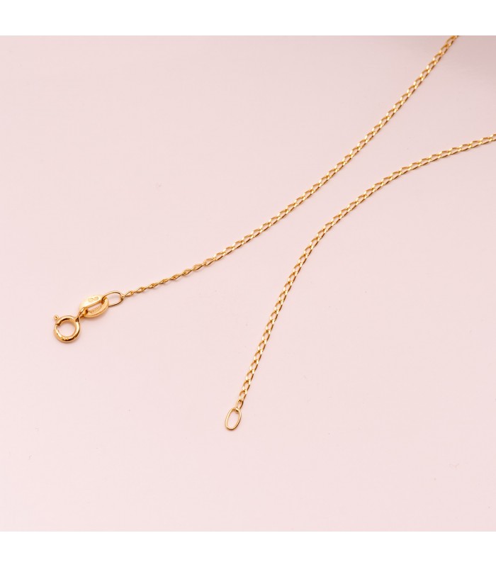Collana oro donna a maglia allungata Cheval -  1mm 18Kt 50cm - Alda, gioielleria online.