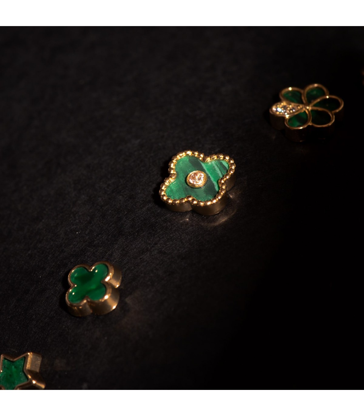 Puces d'oreilles Mystic bouton Oro 18K 7mm