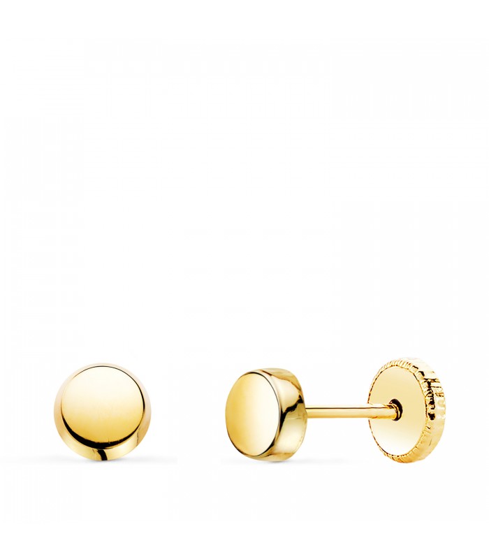 Runder Ohrstecker poliert, Ø 4,5 mm | Damen Ohrringe, online kaufen - GOLD 18K