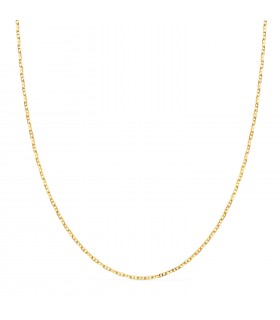 Cadena Ancla forzada Oro 18K 1.5mm 60cm | cadenilla para hombre, cadenas de oro macizas