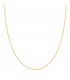 Chaîne Marine forçat Or 18K 1.5mm 40cm. Colliers maille fine et massive. Chaînes baptême, bébé et enfants.