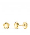 Pendientes de flores Oro 18 K 5 mm