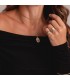 Anillo Croissant Oro Amarillo 18K - Anillos para mujer, anillos gruesos y grandes. Anillo para el dedo meñique.