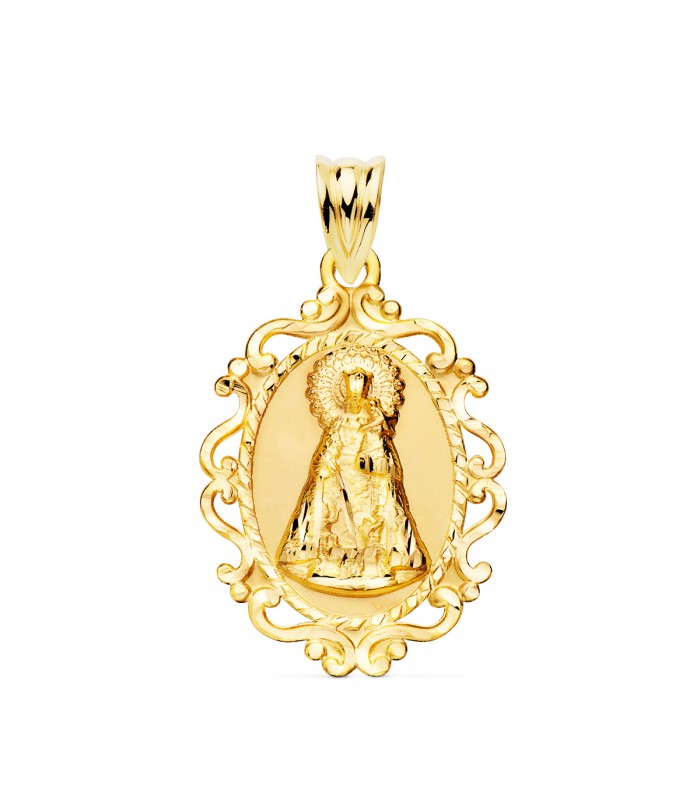 Medaglia Madonna degli Abbandonati 18 Kt 30mm