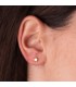 Pendientes Estrella Lisos Oro 18 K 5,5 mm. Pendientes atemporales y clásicos de niña para llevar a diario.