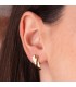 Pendientes Bandas Mykonos Oro Amarillo 18K. Regalo señora joyería online, joyas mujer.