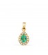 Pendentif Haya Or 18K Goutte topaze paraïba| Pendentif pour femme, idée-cadeau femme bijoux
