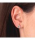 Pendientes mujer Haya Oro 18K Gota azul, Joyas online.