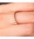 Veretta anello eternity, anelli da donna matrimonio con pavè zirconi in oro 18k