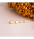 Orecchini lobo donna con motivo Fiore | Modello  Gina oro giallo 18 kt 7,5 mm