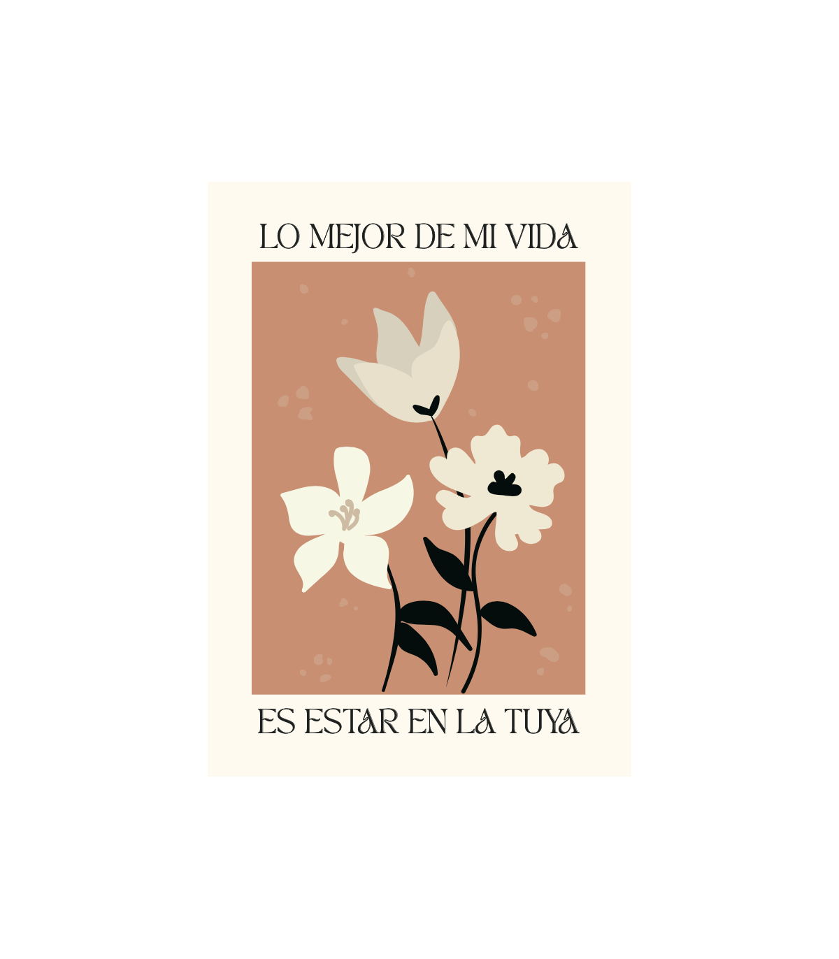 Carte remerciement - Texte espagnol