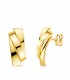 Pendientes Bandas Mykonos Oro Amarillo 18K. Regalo señora joyería online, joyas mujer.