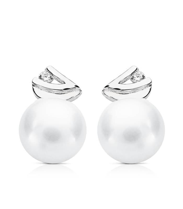 Boucles d'oreilles or blanc Kennocha 18 Carats