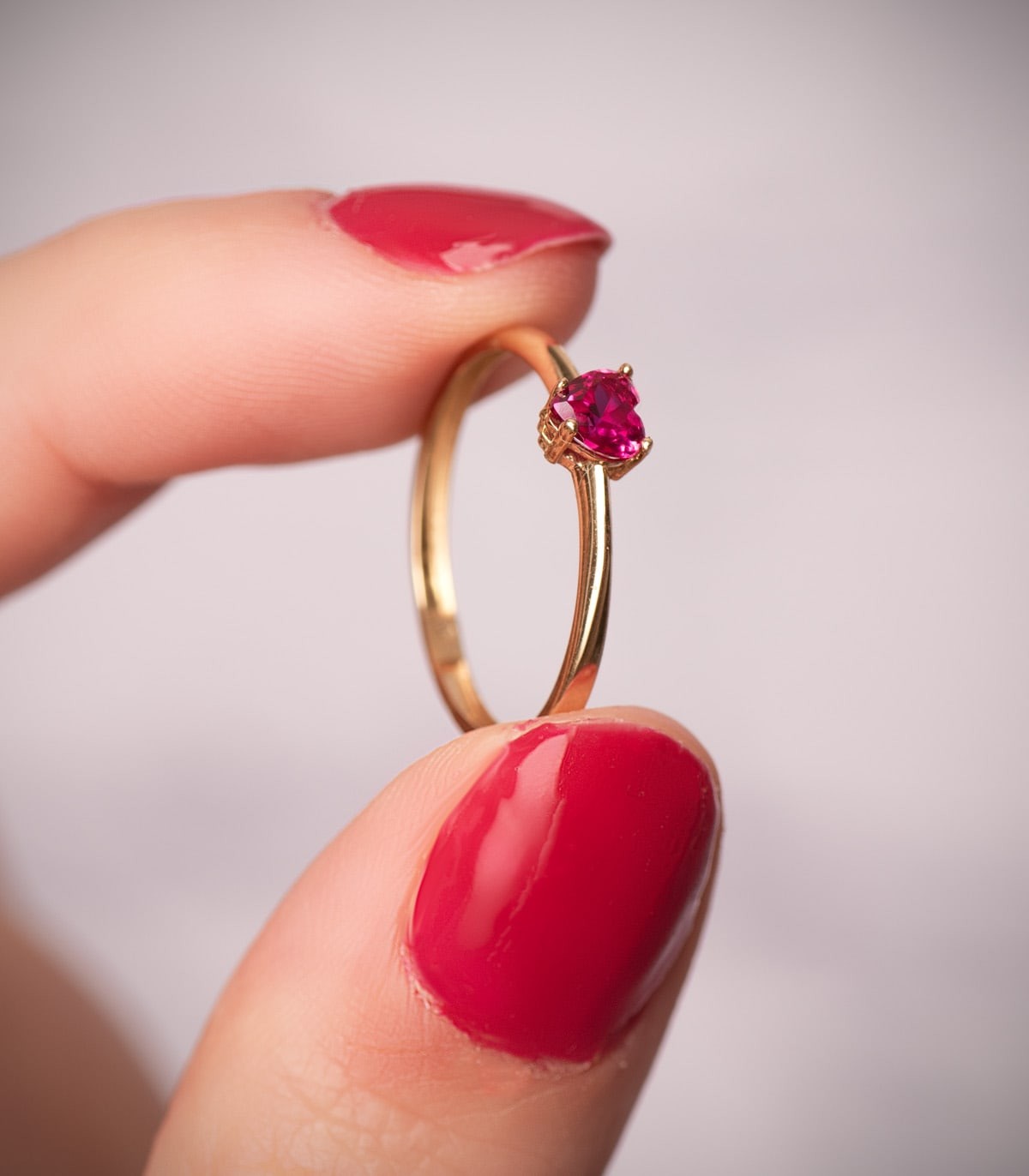 Ring Gold 18K /750er Herz 19678-OARO