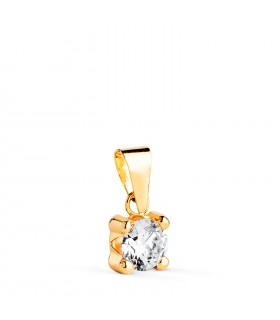 Ciondolo punto luce Alina oro giallo 18kt 5mm, ciondoli da donna.