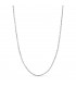 Catena oro bianco 18kt Diamantata 1,8mm 50cm, collana da donna