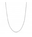 Chaîne Or Blanc 18K Diamantée 1,8mm 50cm