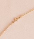 Collana catena diamantata 1,2 mm 45cm in oro giallo 750 - Collana maglia forzatina da donna, Alda gioielli.