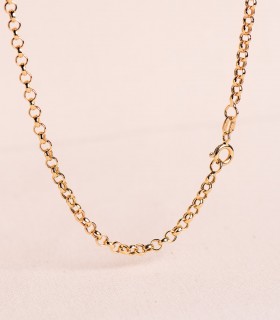 Catenina realizzata con maglie rolò - Collana da donna 50cm 3mm