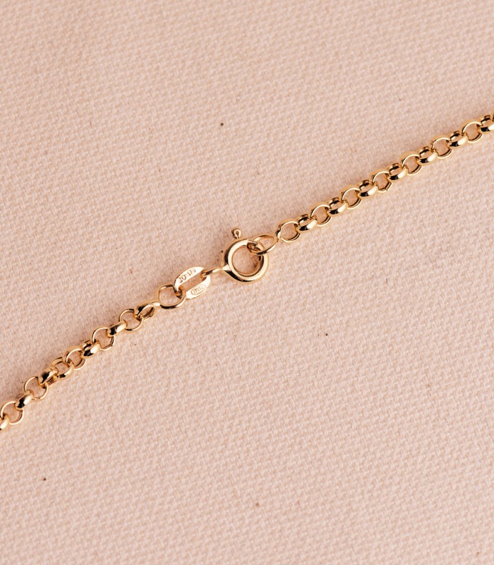 Cadena Oro 18K Forzada 50cm 2,5mm | cadenilla de oro , cadenas para mujer