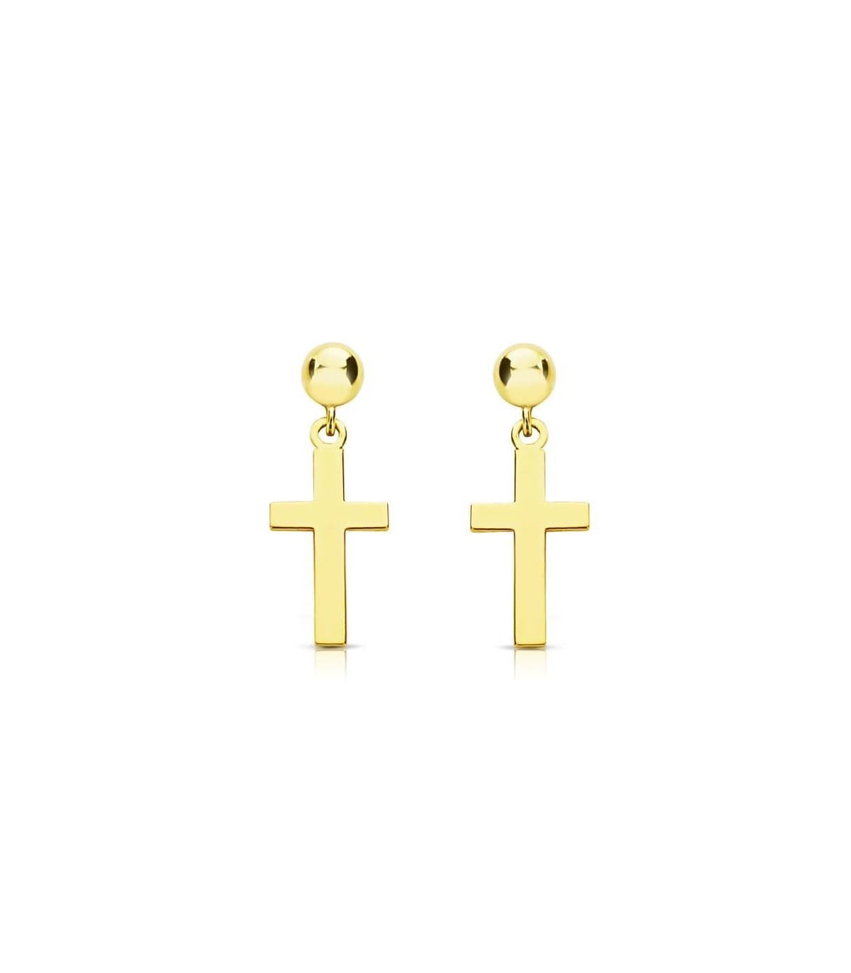 Pendiente oro amarillo Ana
