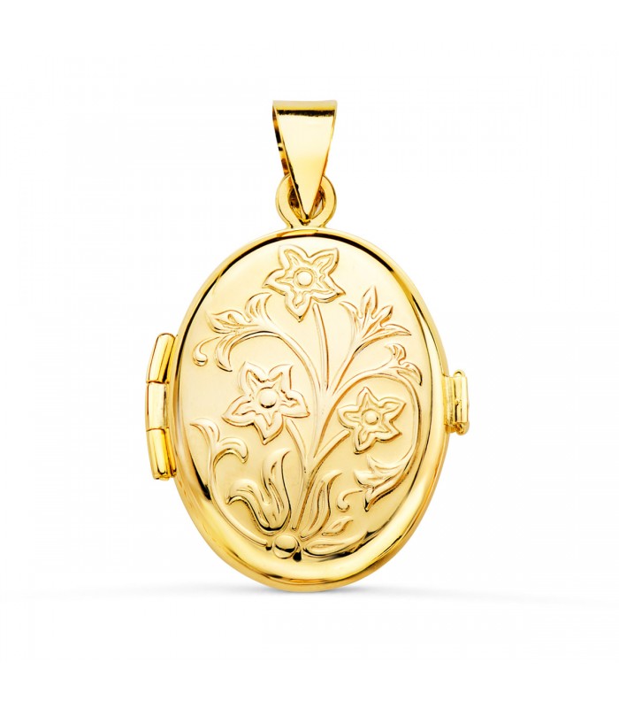 Pendentif porte photo Or Jaune 18 K Isadora