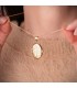 Pendentif porte photo Or Jaune 18 K Isadora