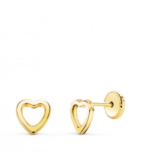 Boucles d'oreilles en or Lucy 18 carat 6mm