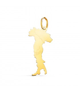 Colgante Italia Oro 18K 25mm. Colgantes mujer, hombre.