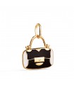 Pendentif femme sac Luxury noir Or 18K