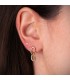 Boucles d'oreilles à longue chaîne pour femmes. Boucles d'oreilles pour les fêtes et les mariages.