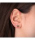 Pendientes de oreja trébol Oro 18K. Alda Joyeros, joyería online.