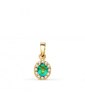 Colgante mujer Bruma topacio paraiba oro 18k | Colgantes de mujer, piedras de colores